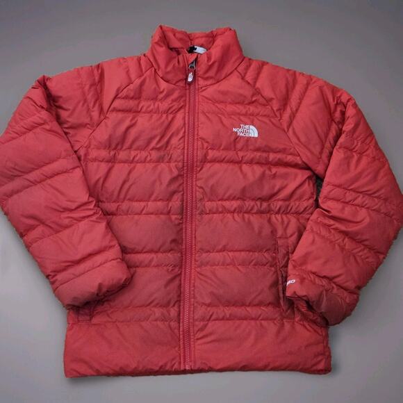 The North Face 550 Young Boy/Girls‎ Red Puffer Jacket Size 14-16yrs - Picture 1 of 12